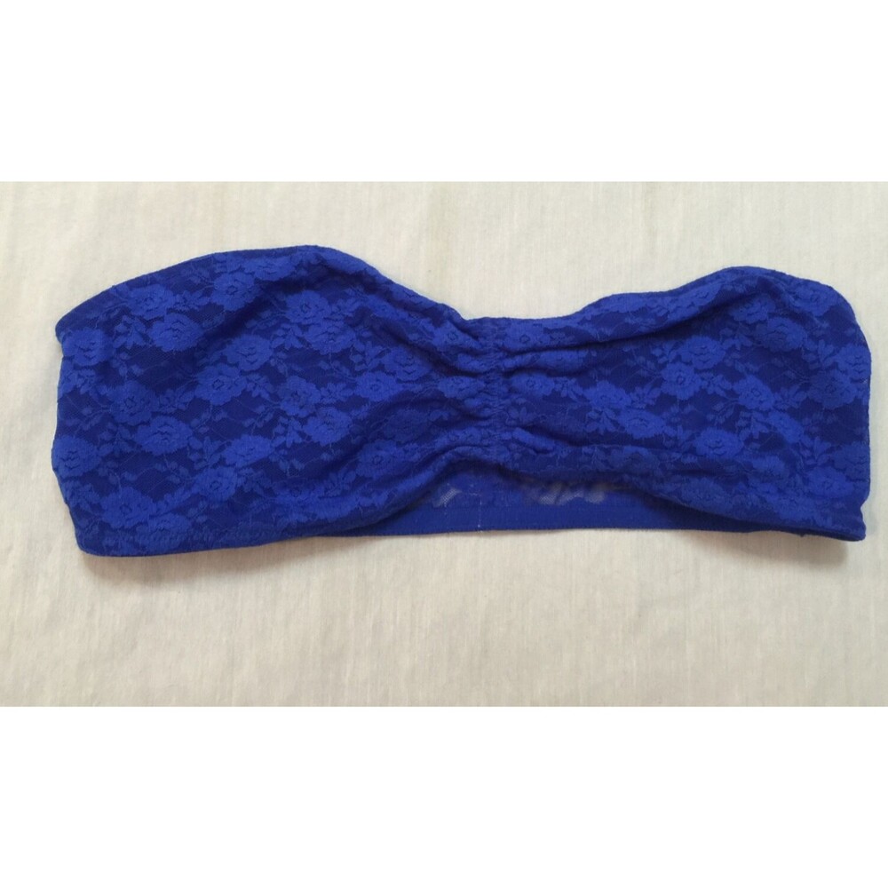 VICTORIAS SECRET PINK LACE BANDEAU BRA SIZE M